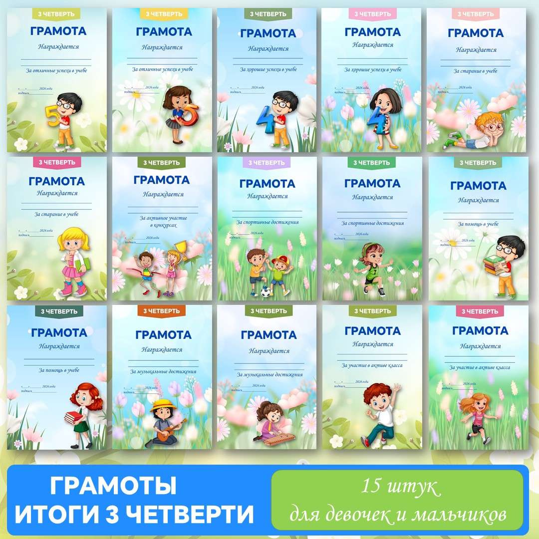 «Грамоты за 3 четверть»