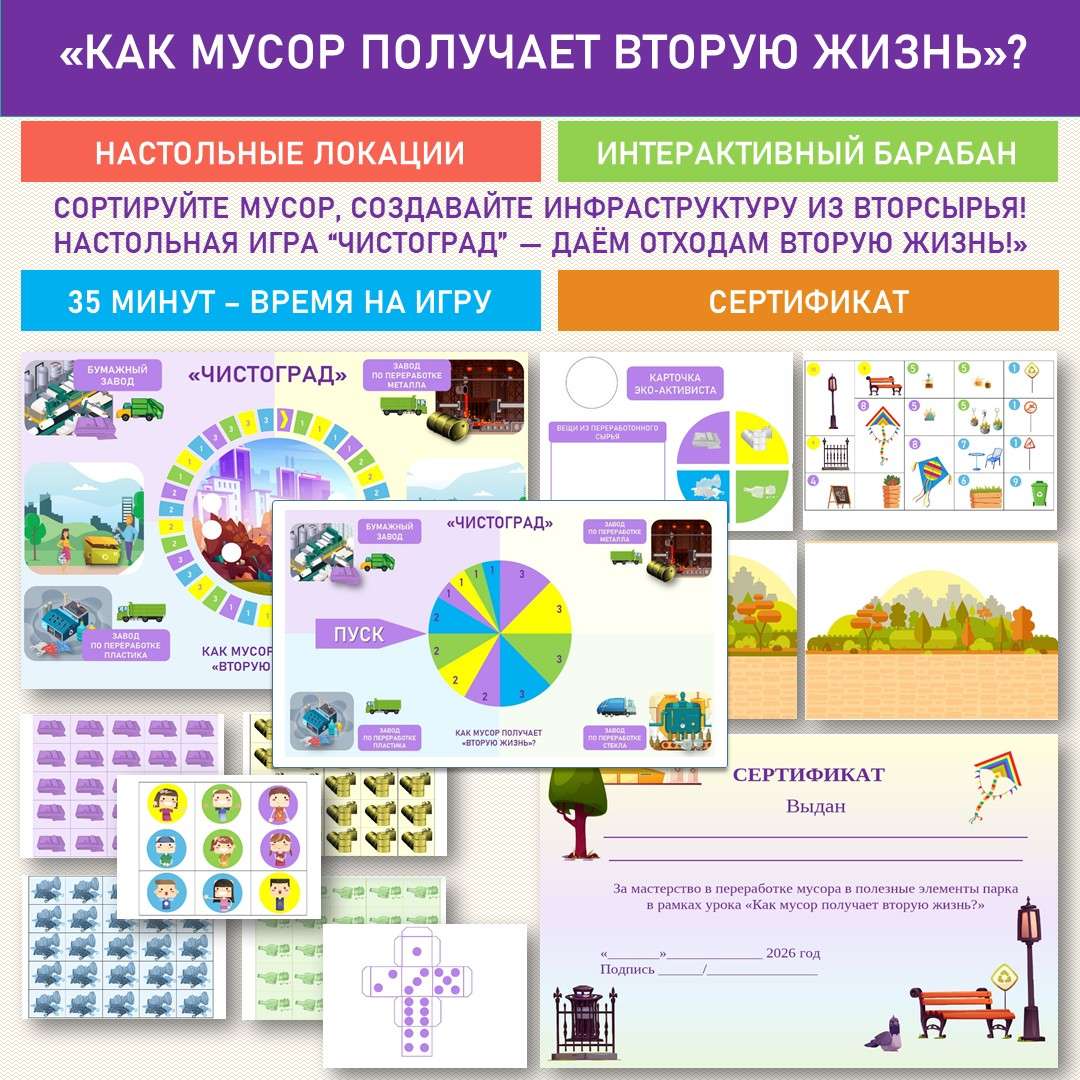 «Как мусор получает вторую жизнь»? Игра.