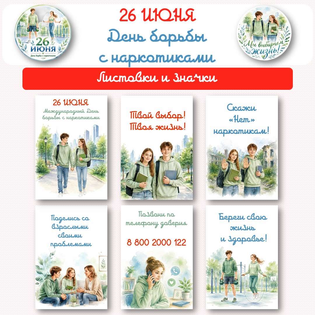 Оформление стенда к «Международному Дню борьбы с наркотиками». 26 июня.