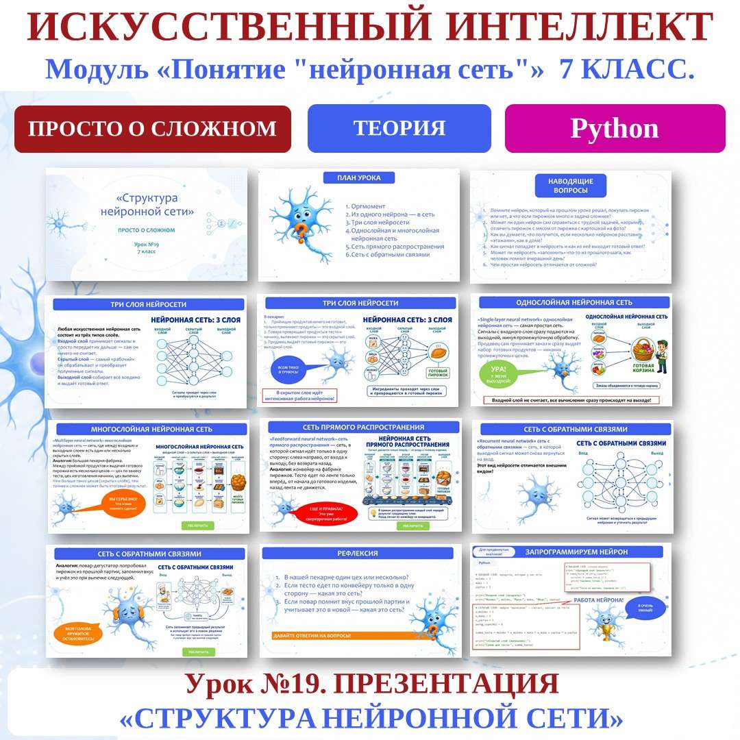 «Структура нейронной сети» презентация.
