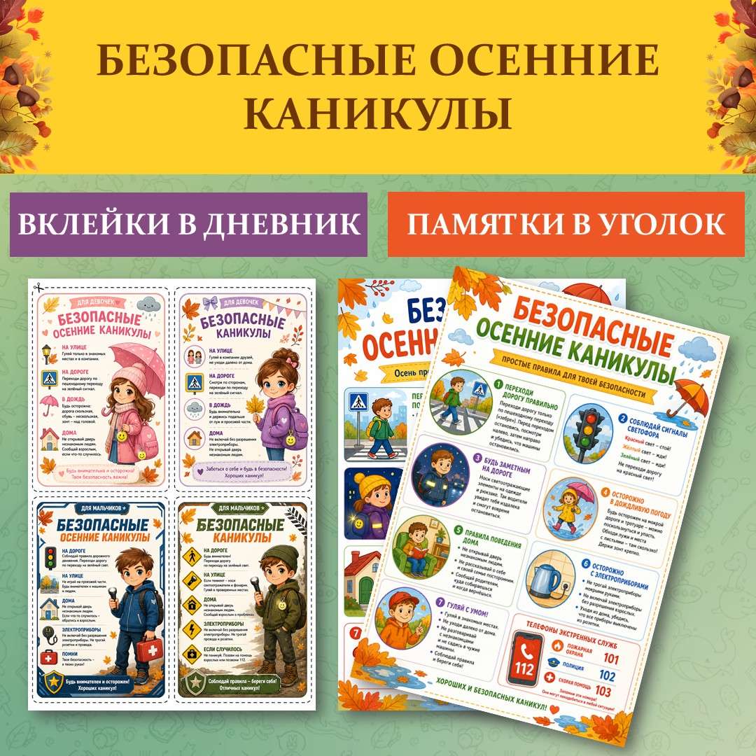 «Безопасные осенние каникулы».