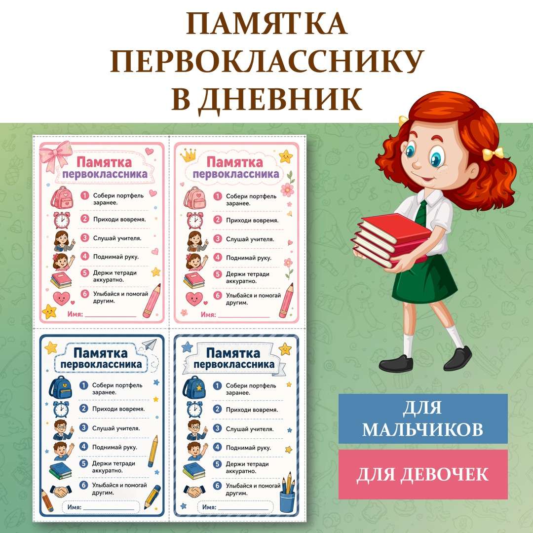«Памятка первоклассника»
