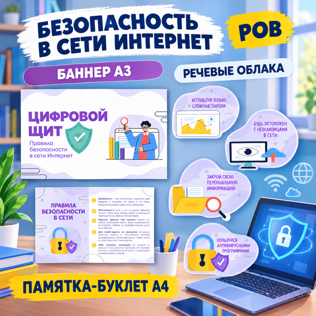 «Безопасность в сети интернет» оформление. РОВ.