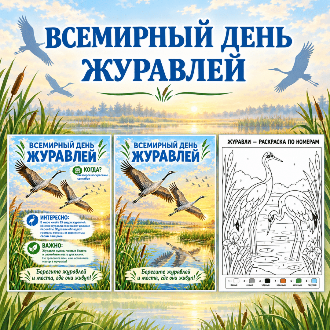 Международный день журавлей